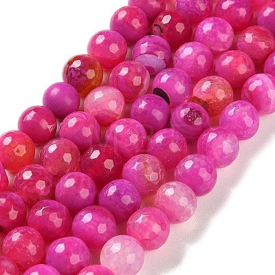 Natural Agate Beads Strands G-M437-C01-01C-1