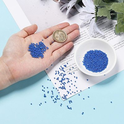 Grade A Baking Paint Glass Seed Beads SEED-JP0007-01-1