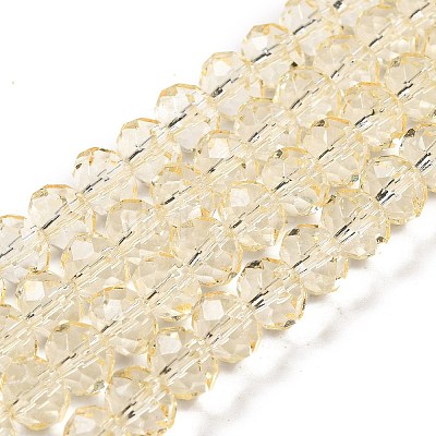 Transparent Baking Paint Glass Beads X1-DGLA-A034-T8mm-D02-1