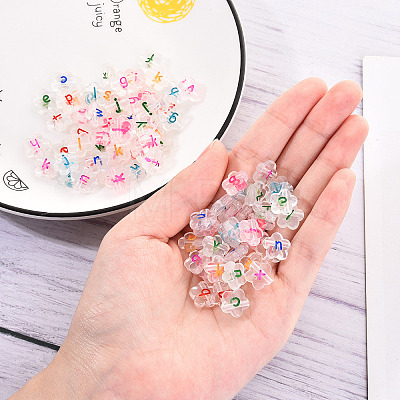 Transparent Clear Acrylic Beads MACR-YW0001-23B-1