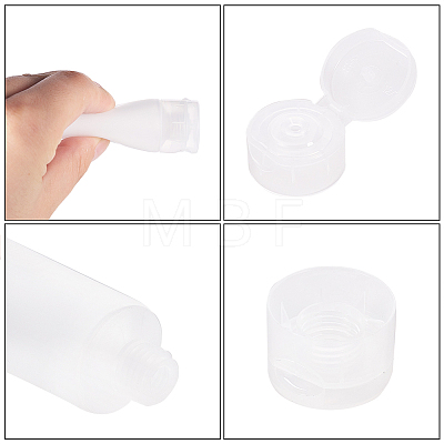 20ml Matte PE Plastic Refillable Flip Top Cap Bottles X1-MRMJ-WH0024-01A-1