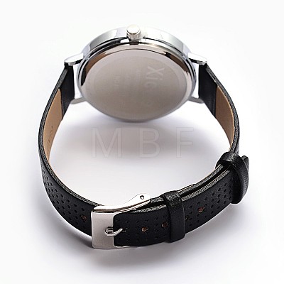 Alloy PU Leather Waterproof Japanese PC Movement Mechanical Wristwatches X-WACH-F007-07A-1