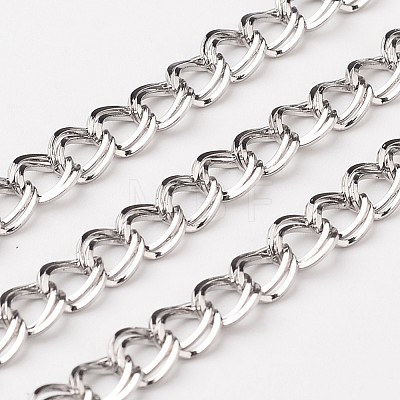 304 Stainless Steel Curb Chains STAS-E426-63P-1