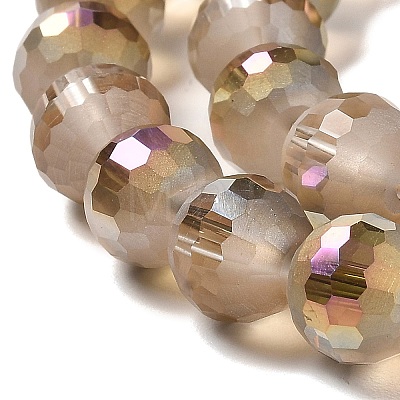 Electroplate Glass Beads Strands EGLA-Z001-03A-FR05-1