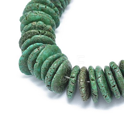 Synthetic Turquoise Graduated Beads Strands G-F604-03D-1