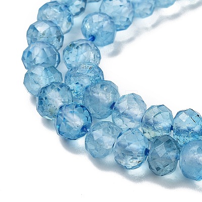 Natural Blue Topaz Beads Strands G-B088-D05-03-1