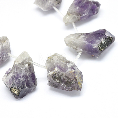 Natural Amethyst Beads Strands G-F632-04-1