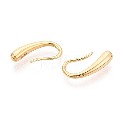 925 Sterling Silver Teardrop Dangle Earrings STER-N016-129G-1