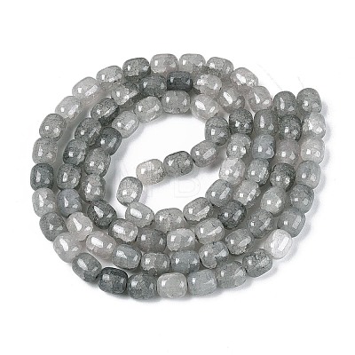 Baking Paint Crackle Glass Beads Strands DGLA-N019-01B-03-1