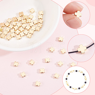 60Pcs Brass Beads KK-BBC0028-63-1