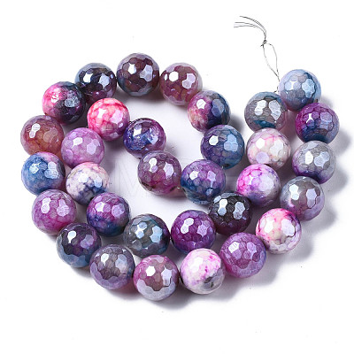 Natural Agate Beads Strands G-Q998-013E-1