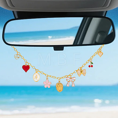 Aluminum Pendant Decorations HJEW-BM00065-1