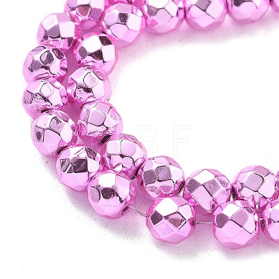 Electroplated Synthetic Non-magnetic Hematite Beads Strands G-B132-B01-01C-1