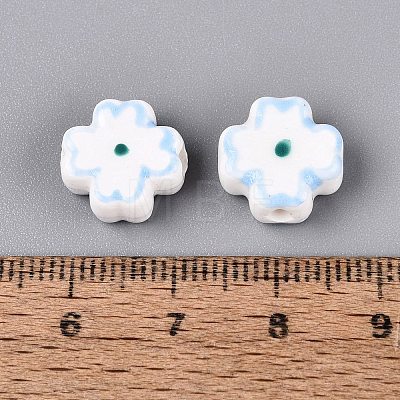 Handmade Porcelain Beads PORC-N012-15D-1