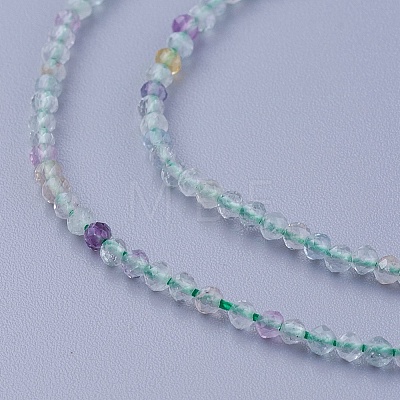 Natural Fluorite Beads Strands G-F619-01-2mm-1