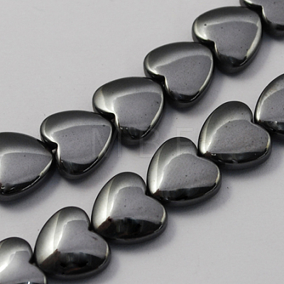Non-magnetic Synthetic Hematite Beads Strands G-Q897-6x6mm-1