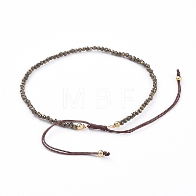 Braided Bead Bracelets BJEW-JB04917-03-1