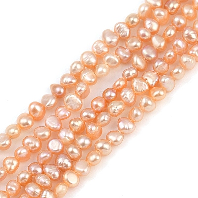 Natural Cultured Freshwater Pearl Beads Strands PEAR-P064-19B-05C-1