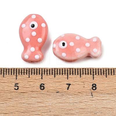 Handmade Porcelain Beads X-PORC-B009-03B-1