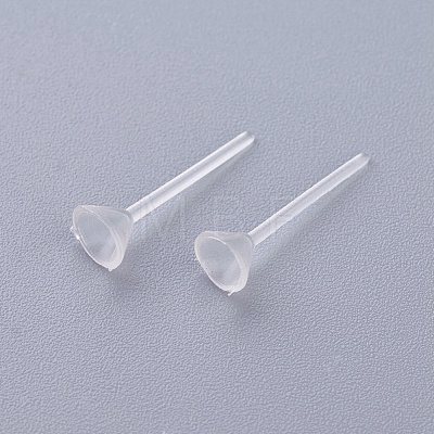 Plastic Stud Earring Findings KY-G006-01-5mm-1
