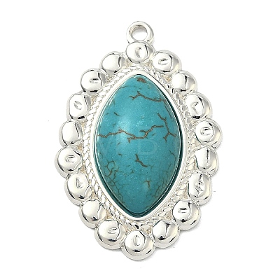 Dyed Synthetic Turquoise Pendants LS-STAS-G374-05S-09-1