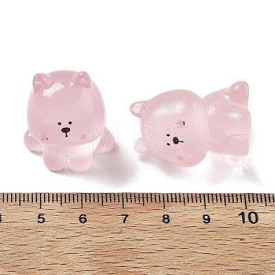 Luminous Resin Cute Little Dog Ornaments RESI-R459-02C-1