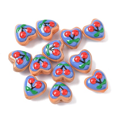 Baking Paint Glass Enamel Beads LAMP-D303-02I-1