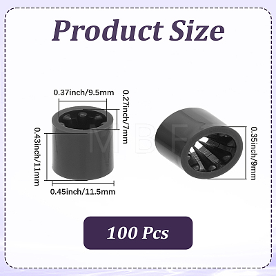 100Pcs Resin Wristband Barbed Buckles DIY-CP0013-74-1