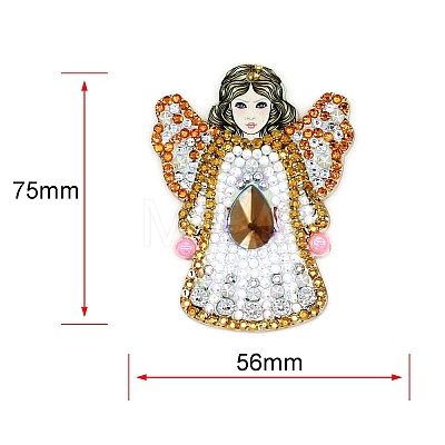 Angel DIY Diamond Painting Keychain Kits PW-WGE336E-01-1