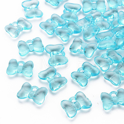 Transparent Acrylic Pendants LS-TACR-T024-02BA-946-1