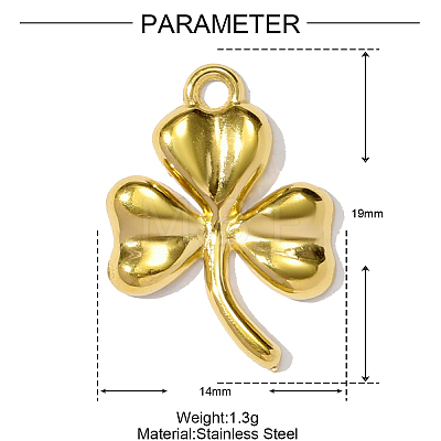 304 Stainless Steel Pendants STAS-OY001-88G-1