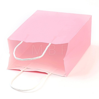 Pure Color Kraft Paper Bags LS-AJEW-G020-B-11-1