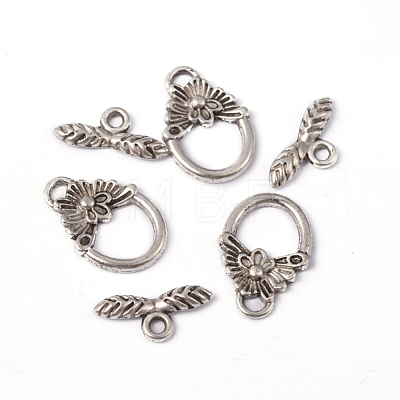 Tibetan Style Toggle Clasps X-A0122Y-1