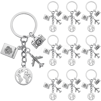 20Pcs Alloy Keychains KEYC-SC00028-1