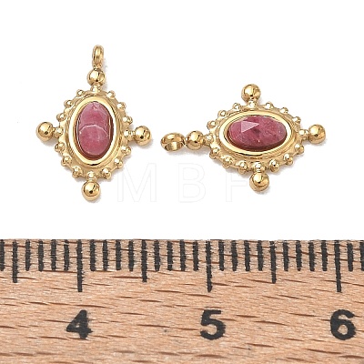 Natural Rhodonite Faceted Pendants GG-CBA50CD-07G-02-1