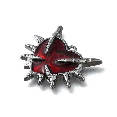 Alloy Enamel Gothic Style Pendants PALLOY-R157-06B-07A-1