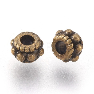 Tibetan Style Alloy Spacer Beads X-MLF11362Y-NF-1