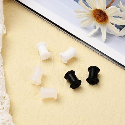 6Pcs 3 Colors Pulley Silicone Ear Gauges Flesh Tunnels Plugs FIND-YW0001-18A-1