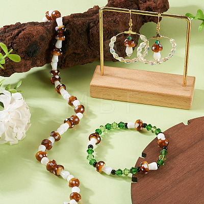 1Strand Handmade Lampwork Beads Strands LAMP-TA0001-84H-1