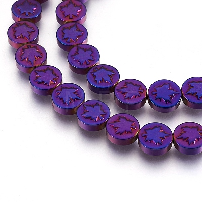 Autumn Theme Non-magnetic Synthetic Hematite Bead Strands G-I208-12-D-1