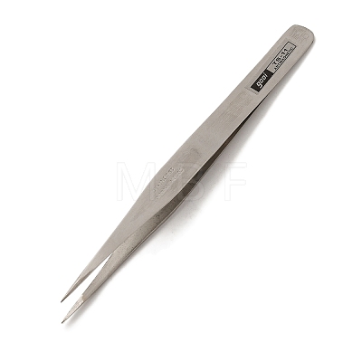 Tarnish Resistant 201 Stainless Steel Beading Tweezers TOOL-R017-02-1