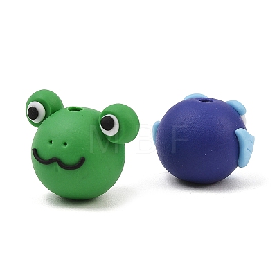 Handmade Polymer Clay Beads PR-CBA40AD-09-1