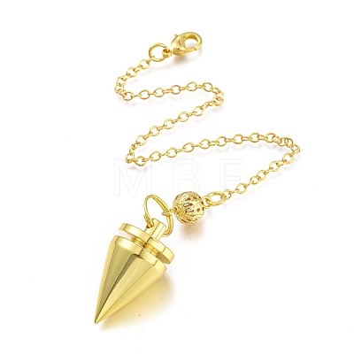 Brass Cone Dowsing Pendulums KK-K239-02-1