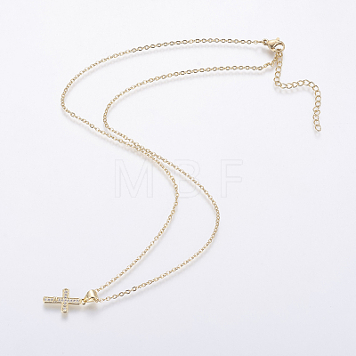 304 Stainless Steel Chain Necklaces NJEW-O108-41G-1