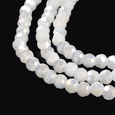 Imitation Jade Glass Beads Stands EGLA-A035-J4mm-B05-1