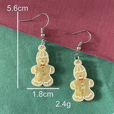 Christmas Acrylic Dangle Earrings FS-WG2A8CC-11-1