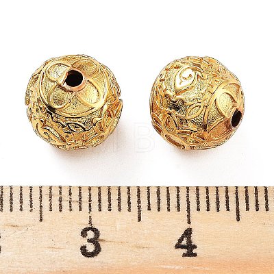 Rack Plating Brass Beads KK-S377-10G-1