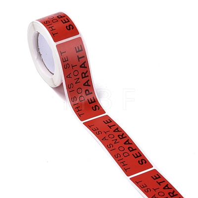 Self-Adhesive Paper Warning Tag Stickers DIY-K039-04B-1