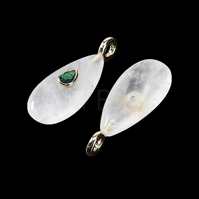 Natural Quartz Crystal Rock Crystal Pendants GG-CBA6382-05E-1