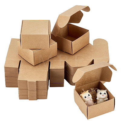 Kraft Paper Box CON-WH0036-01-1